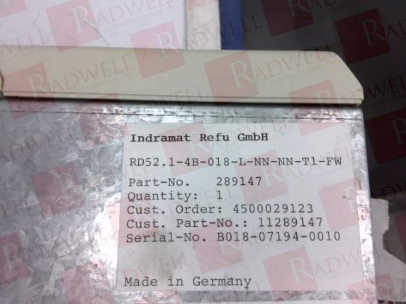 BOSCH RD52.1-4B-018-L-NN-NN-T1-FW