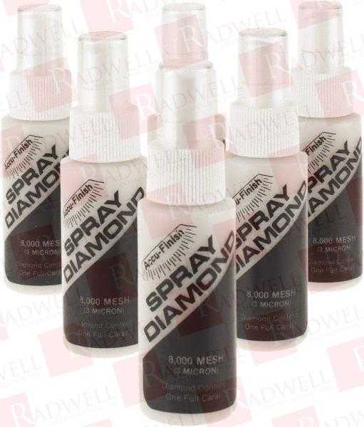 BUFFING AND POLISHING COMPOUND, 2 OZ DIAMOND SPRAY COMPOUND 8,000 GRIT, CLEAR, USE ON CERAMIC