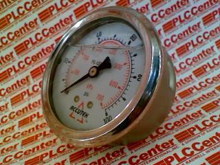 PRESSURE GAUGE LIQUID 0/100PSI 2-1/2IN DIAL REAR