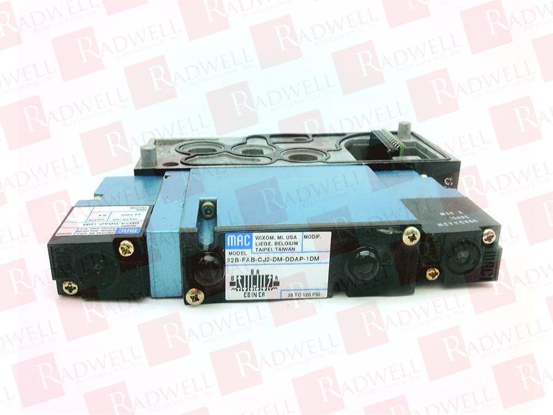 MAC VALVES INC 92B-FAB-CJ2-DM-DDAP-1DM