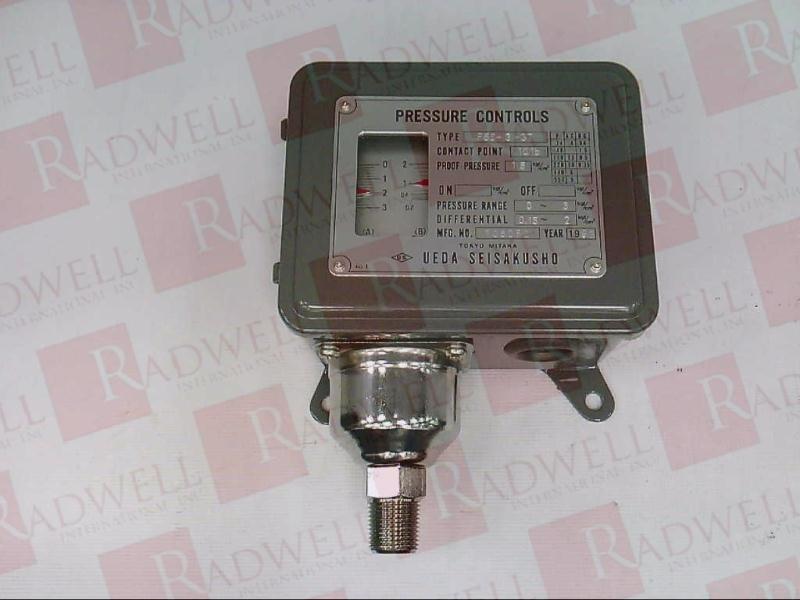  , PRESSURE SWITCH, FOR GENERAL USE, 1 NO / 1 NC, 10/6 AMP, 220/440 V, 15 KGF/CM MAX, 0-3 KGF/CM RANGE