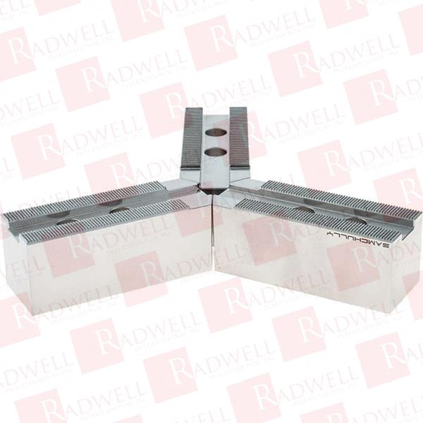 254MM MAX CHUCK CAPACITY, 1.5MM X 60° SERRATED INTERFACE, ROUND SOFT LATHE CHUCK JAW 3 JAW, STEEL, 30MM BTW MOUNT HOLE CTRS, 110MM LONG, 40MM WIDE, 42MM HIGH, 16MM GROOVE, M12MM FASTENER