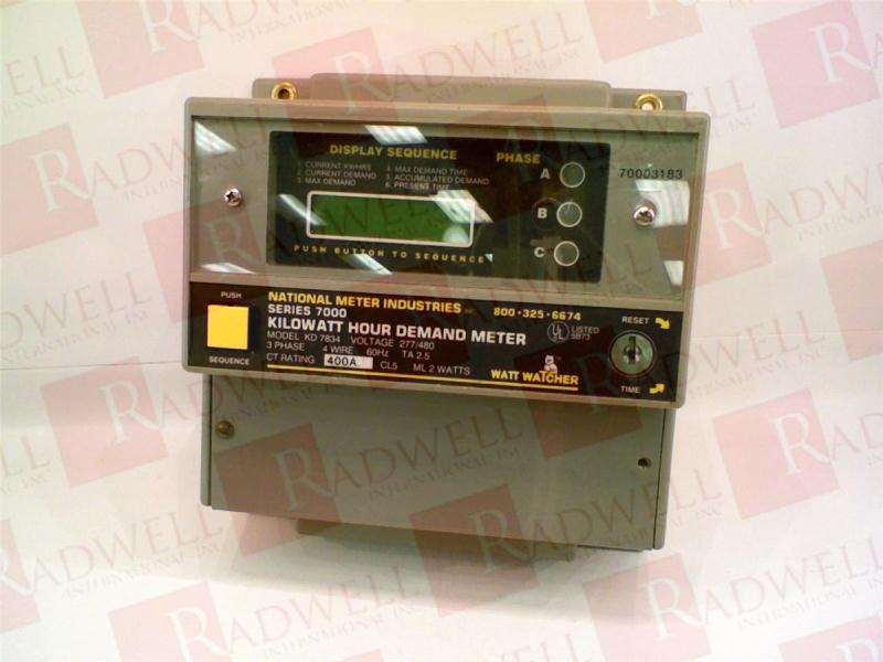 ENERGY METER KWHR 400AMP 3PHASE 4WIRE 277/480V