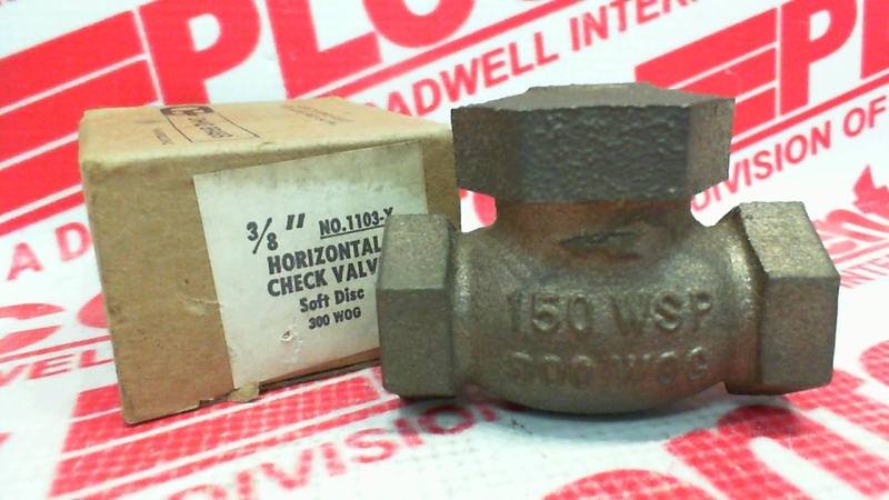 VALVE HORIZONTAL CHECK 3/8IN