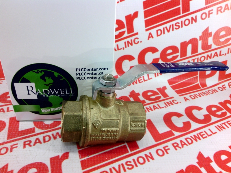 BALL VALVE BRASS TWO PIECE 1IN NPT