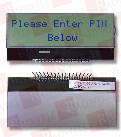 NEWHAVEN DISPLAY NHD-C0216CU-FN-GBW-3V