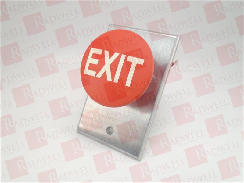 PUSH/EXIT SWITCH, MUSHROOM, RED, SPRING RETURN, DPS