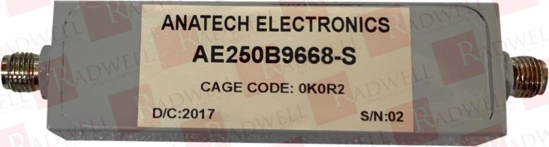ANATECH ELECTRONICS AE250B9668-S