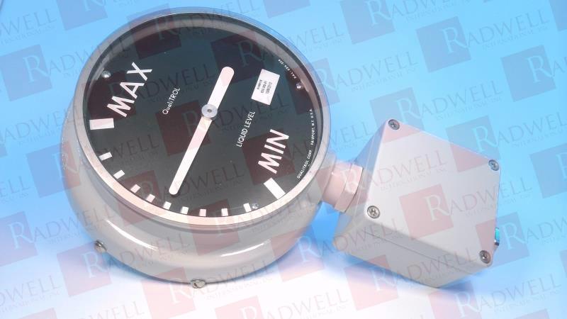  , LARGE OIL LEVEL GAUGE, 6 INCH DIAL FACE WITH LEVER, MAGNETICALLY COUPLED, MIN/MAX GAUGE, DIE-CAST ALUMINUM HOUSING W/POWDER COAT FINISH