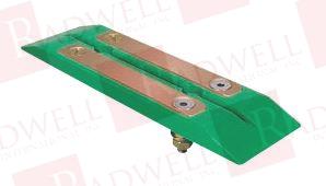 BASE PLATE, BATTERY CHARGING SYSTEM, 2 PHASE, 25 AMP CHARGING CURRENT, INSULATED FLOOR CONTACT PLATE WITH TWO COPPER CONTACT PLATES, FOR CHARGING AND TWO PILOT COPPER CONTACT PLATES, (BLK 25 ...