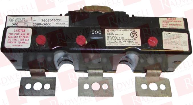 WESTINGHOUSE 2603D46G31