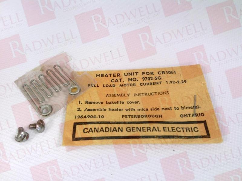 GENERAL ELECTRIC 9702-5G