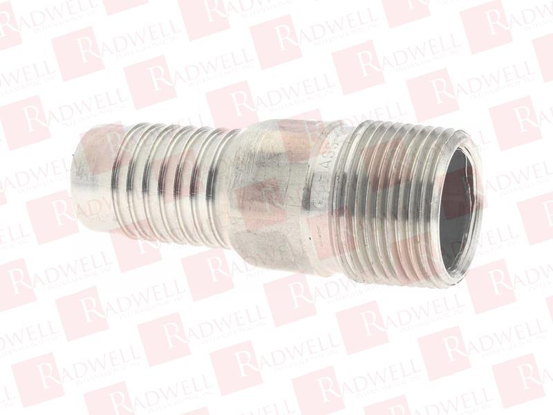 1" PIPE ID, THREADED COMBINATION NIPPLE FOR HOSES STAINLESS STEEL