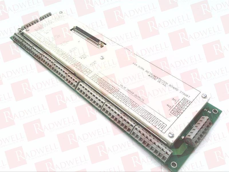  , INSTRUMENTATION BOARD, VALVE DRIVER OUTPUTS, D SUB CONNECTOR, PC370-087
