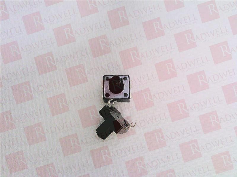 SWITCH, TACTILE SPST, 50MA, 12X12MM, 12MM HEIGHT OFF BOARD, STANDARD ACTUATOR, THROUGH HOLE