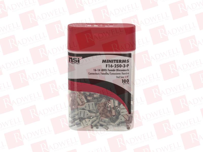 NSI INDUSTRIES F16-250-3-P