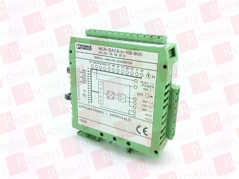 PHOENIX CONTACT MCR-DAC 8-U-10B/BUS