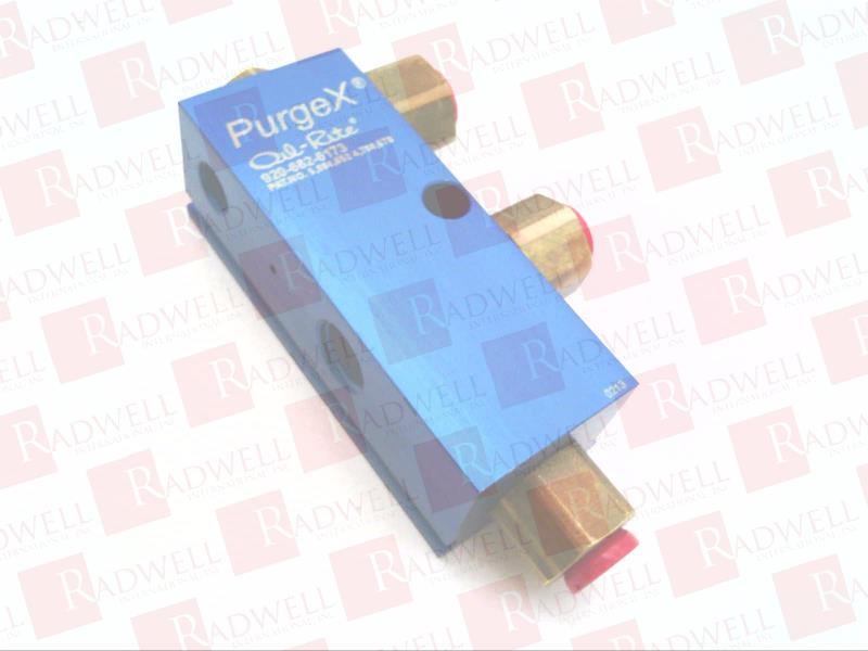 VALVE, AIR OPERATED PURGEX FOR GREASE, 1 FEED, 40-120PSI