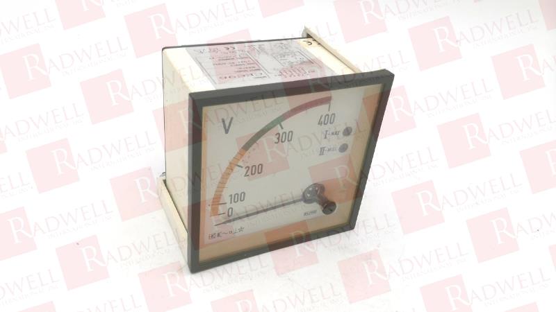  , PANEL METER, ANALOG, 0-250 VAC, W / ALARM, 2 SET