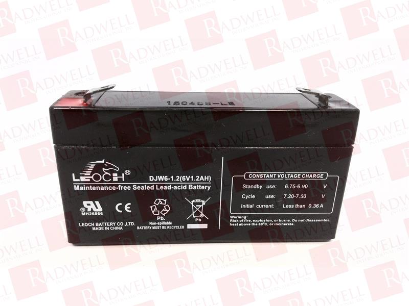 LEOCH BATTERY CORP DJW6-1.2(6V1.2AH)
