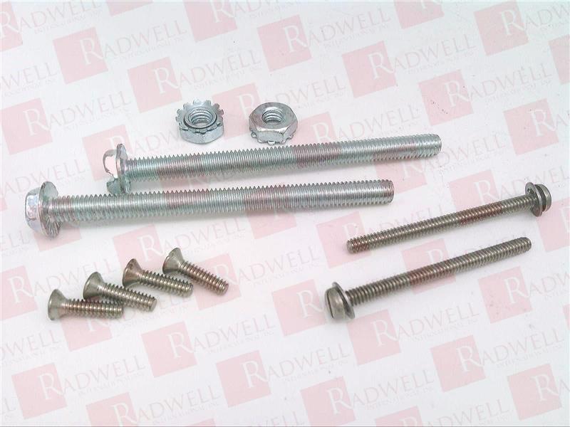 SCREW ASSEMBLY, (2) 2-1/2 INCH FLATHEAD SCREWS WITH NUTS, (2) 1-1/2 SCREWS, (4) 1/2 INCH SCREWS