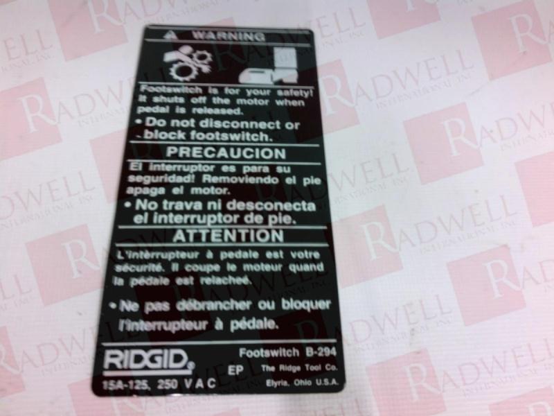 RIDGID TOOL 36667
