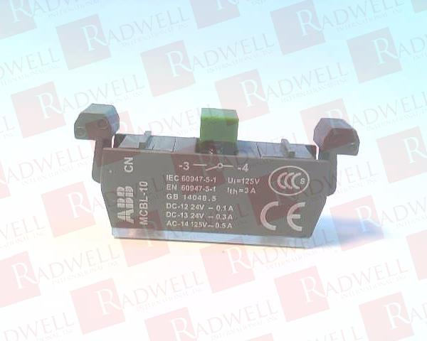 ASEA BROWN BOVERI MCBL-10