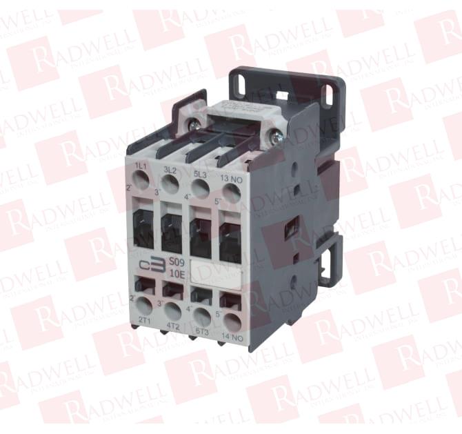 CONTACTOR, STANDARD, NON-REVERSING, 3 POLE, 9 AMP, 110-120 VAC, 1 NORMALLY OPEN, 50/60 HZ