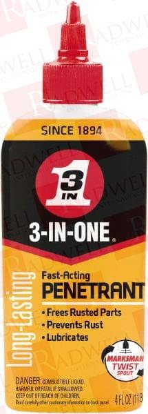 4 OZ BOTTLE SYNTHETIC PENETRANT/LUBRICANT BROWN, 500°F MAX