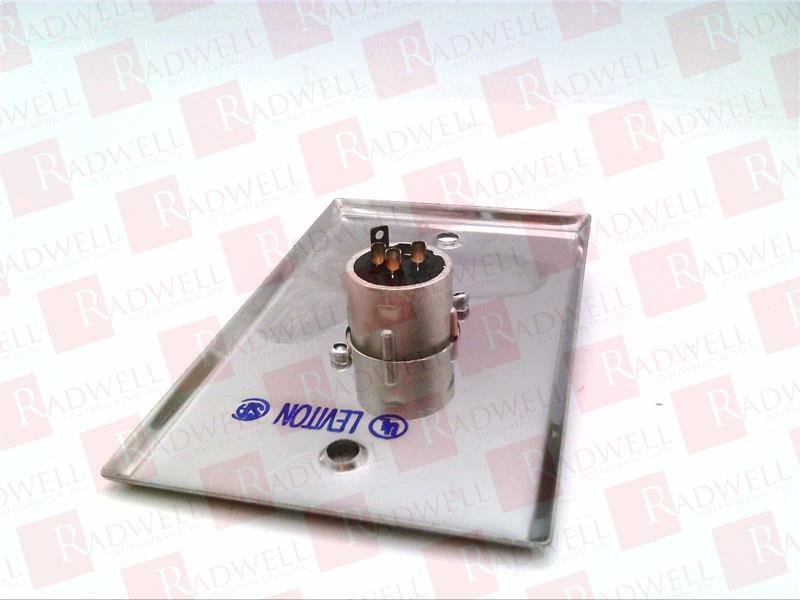 STAINLESS STEEL XLR WALL PLATE, SINGLE GANG NEUTRIK XLR-F JACK