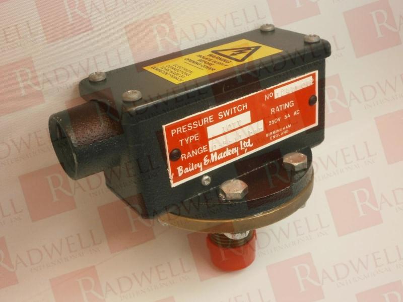 PNEUMATIC PRESSURE SWITCH 0.5-11 BAR 5AMP 250VAC