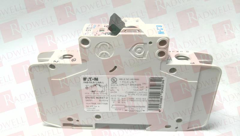 EATON CORPORATION FAZ-C0.5/1-NA-L