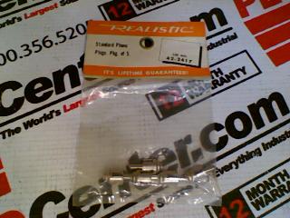 STANDARD PHONO PLUGS PACK OF 5