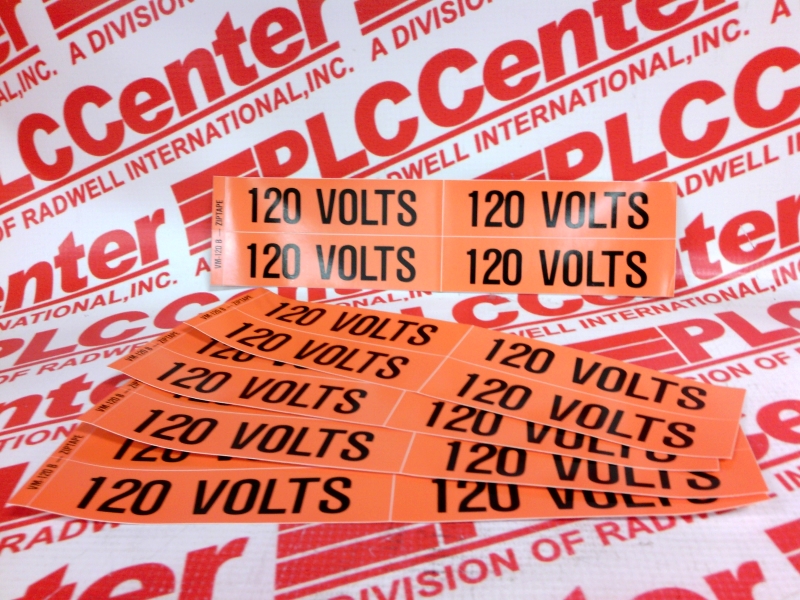 VOLTAGE MARKERS 120 VOLTS 5/PACK