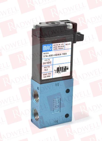 MAC VALVES INC 37A-AB0-HDAD-1MA