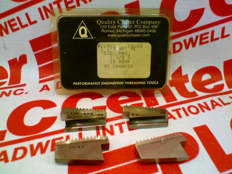 TAP CHASER 1-1/4NPT MC STD PROJ 10HOOK 45CHAMFER