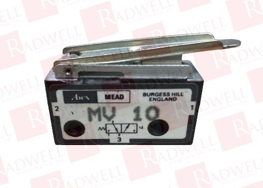 AIR SWITCH, 3-WAY, 1/8" PORTED, STRAIGHT LEAF LEVER, CAST ZINC BODY