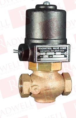 BRONZE SOLENOID VALVE, TYPE D, FULL PORT, 1-1/2" PIPE SIZE, 0.8 MAX DIFF PSI