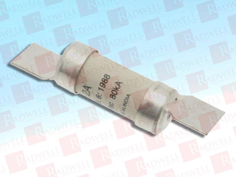 NSD2
FUSE
LOW VOLTAGE HRC
2 AMP
80 KA
550 VAC
BS88
GL/GG
FACTORY WARRANTY MAY NOT APPLY.    