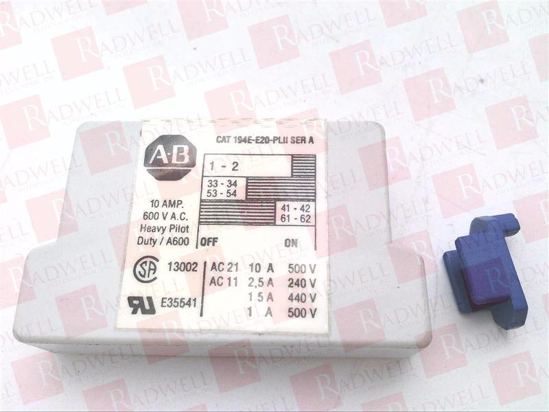 ALLEN BRADLEY 194E-E20-PL11