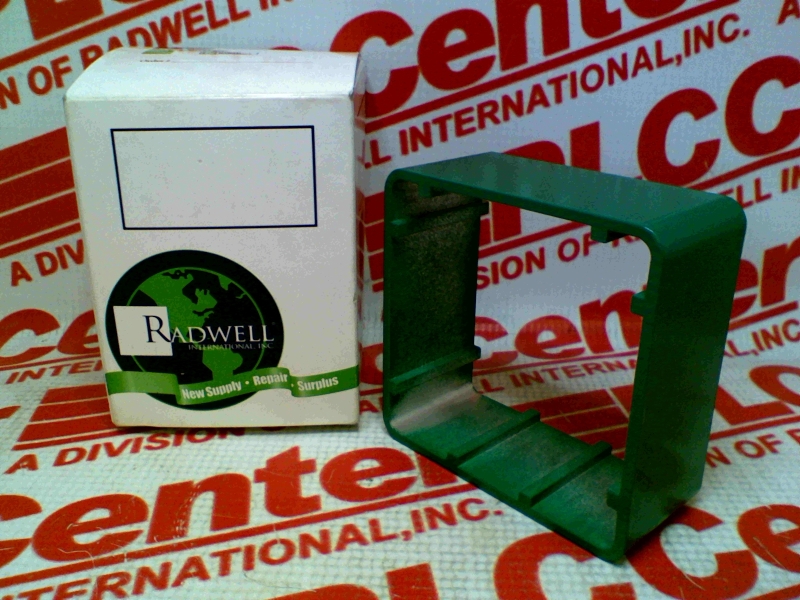 SWITCH SURFACE HOUSING POWDER COAT GREEN 85X85MM