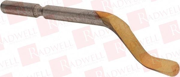 LEFT-HANDED HIGH SPEED STEEL DEBURRING SWIVEL BLADE HOOKED BLADE CROSS SECTION, USE ON HOLE EDGE & STRAIGHT EDGE SURFACES