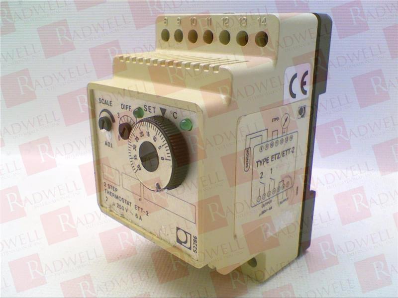  , THERMOSTAT, 6 AMP, 250 VAC, 0-40 DEGREES C, 14 TERMINAL, 2 STEP, HEATING