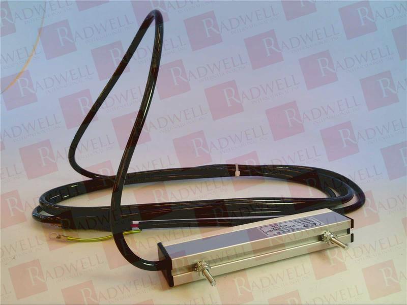 STATIC ELIMINATOR BAR, 6-INCH/153 MM BAR LENGTH, 6.5 FT CABLE (STANDARD), 120 V, USES TAKK MODEL 2000S (120 VOLT) POWER SUPPLY OR 2002S (220 VOLT) POWER SUPPLY - SOLD SEPARATELY, PRICING VAR ...
