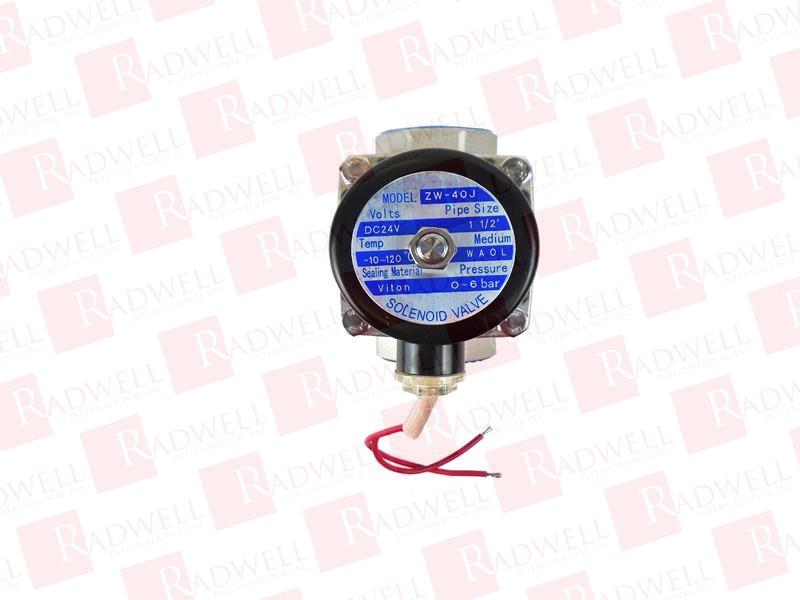  , SOLENOID VALVE, 24VDC, 1 1/2" PIPE SIZE, 0-6BAR, VALVE PORT 40MM