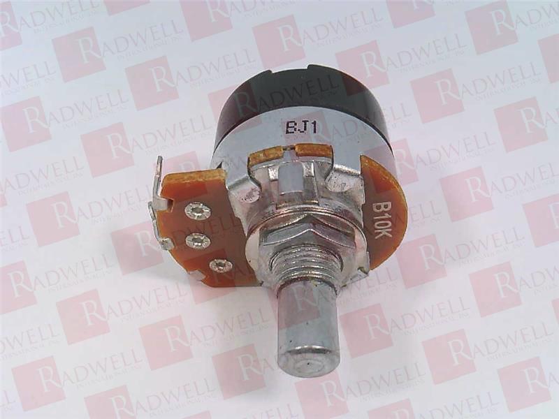 POTENTIOMETER W/ SPST SWITCH, ROTARY 24MM, 10K OHM, 6MM SHAFT