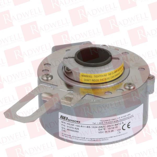 BEI SENSORS HS35F-100-R11-BS-1024-ABZC-28V/V-SCS18-S