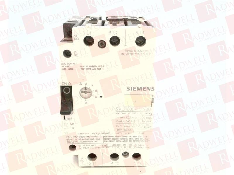 SIEMENS 3VU1600-1MN00