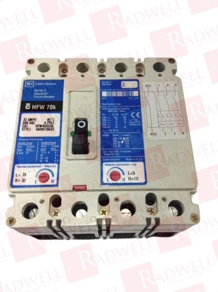 EATON CORPORATION HFW4032J0L
