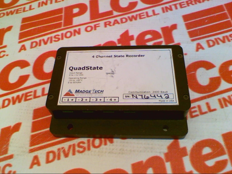 STATE DATALOGGER 4CHANNEL RECORDER 0-12VDC